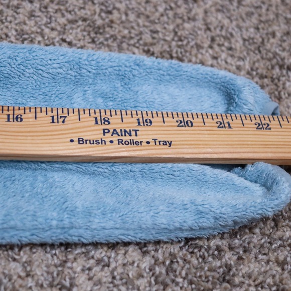 The North Face Osito Fleece Hoodie Womens Medium Blue Full Zip Jacket Coat - Picture 11 of 12